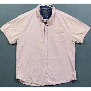 7 Diamonds Shirt Men's XXL 2XL Geometric Stretch SMK-6310 Acoustic Dream Button